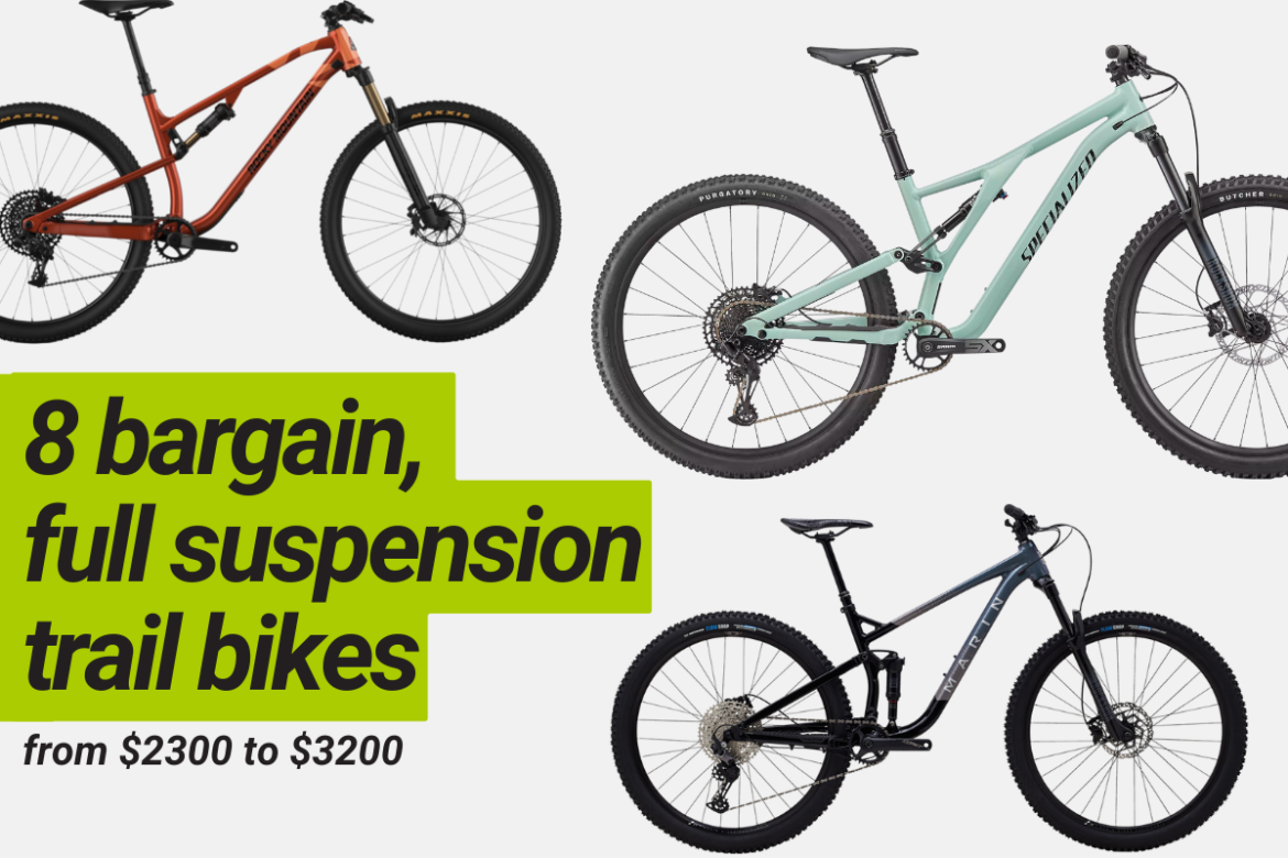 8 Great 2021 Bikes de senderos de suspensión completos de $ 2,300 a $ 3,200 - Esta red web Mountain Bike News