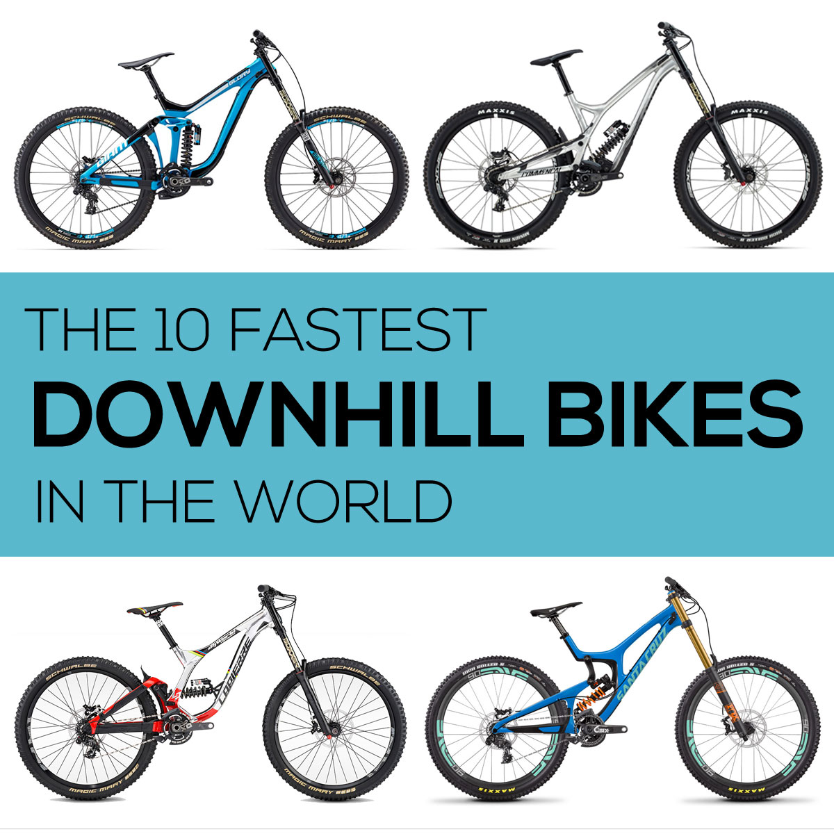 Las 10 bicicletas de descenso más rápidas del mundo, según los resultados de la carrera, Doltcini